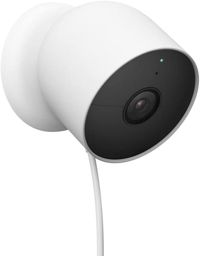 Google Nest Cam Outdoor Indoor, 1080p HD, Motion Sensor Alert, Wireless Wi-Fi, Rechargeable Battery, Smart Security Camera, 3-Pack
