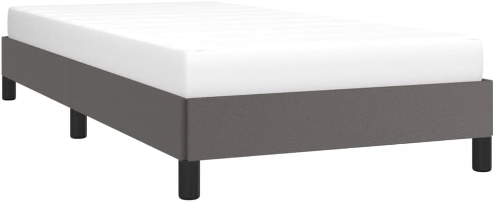 Lechnical Giroletto Grigio 90x190 cm in Similpelle,Mobili,Letti e Accessori,Letti e telai per Letti