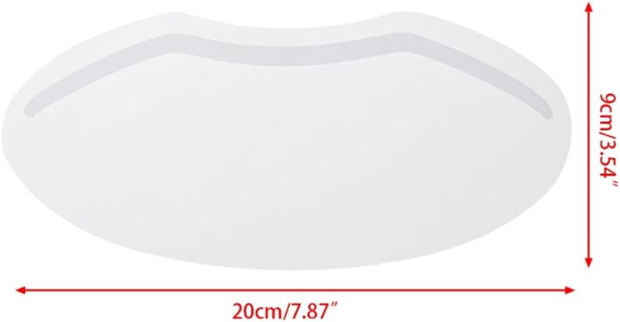 LWBTOSEE 100pcs Hairdressing Haircut Face Mask Shield Cover Hair Cutting Dyeing Protector with Handle Pro Salon Hair Styling Care Tools