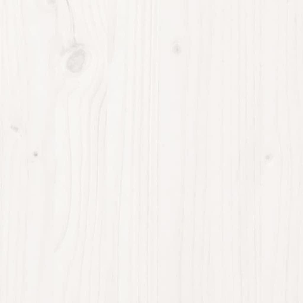 'vidaXL Solid Pinewood Round Table Top - White, Perfect for Dining Room, Kitchen Table; Durable & Easy to Clean (60x2.5 cm)