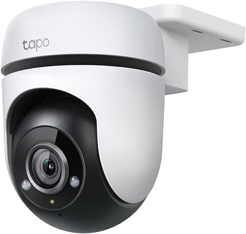 TP-Link Tapo Pan/Tilt Outdoor Home Security WiFi Camera, Wireless, 1080p, 360°, IP65, Night Vision, Sound Alarm, Two-Way Audio, Smart Person & Motion Detection, Privacy Mode, SD Card Slot (Tapo C500)