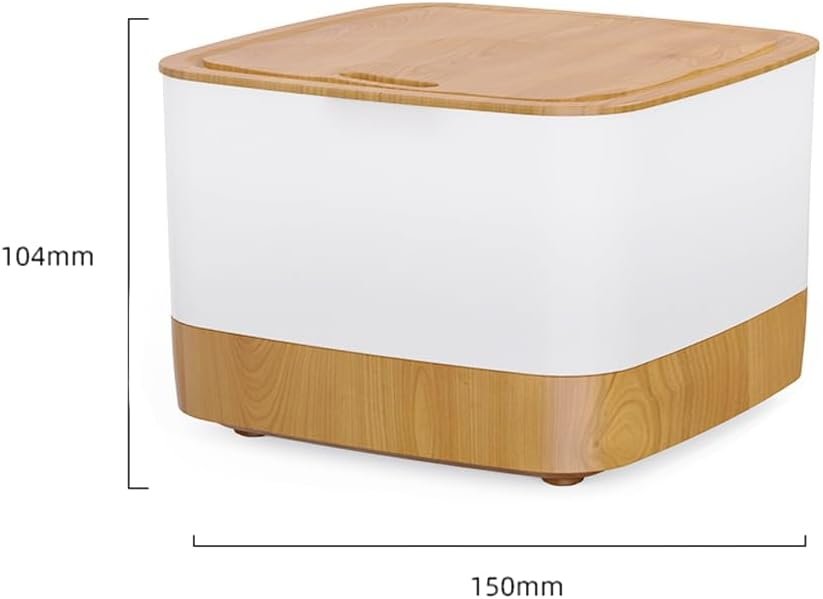 cogae Flame Humidifier Essential Oil Diffuser Air Humidifier with Remote Control 800ml Aroma Diffuser 7-Color Night Light