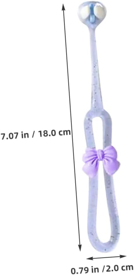 DRESSOOS 3pcs Three Sided Girl Toothbrush: Three Bristles For Kids Soft And Gentle For Complete Tooth And Gum Care For Ages Cleans All Sides