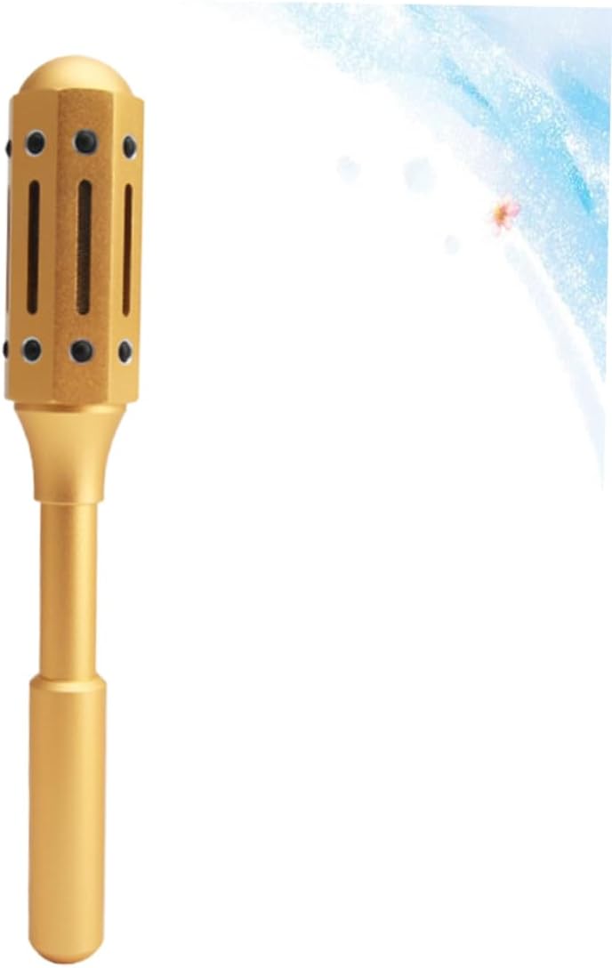 TOBBOMEY 1Pc Aluminum Moxa Stick for Moxibustion Massage Rotating Roller Durable