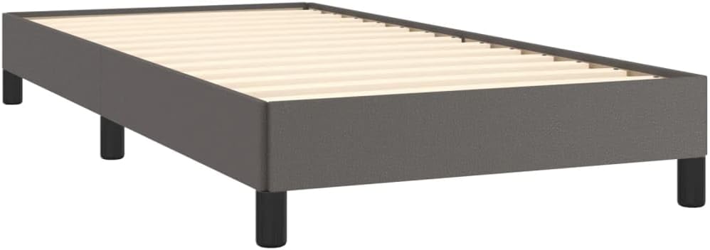 Lechnical Giroletto Grigio 90x190 cm in Similpelle,Mobili,Letti e Accessori,Letti e telai per Letti