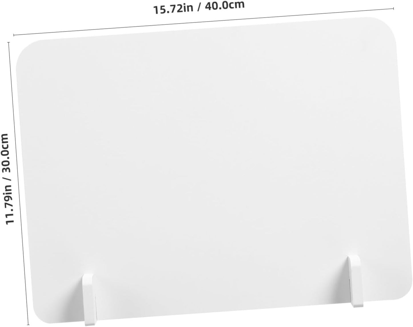 GANAZONO Desktop Partition Board Isolation Guard for Schools Restaurants Hotels Easy Installation Spray Protection Health Safety for Workers