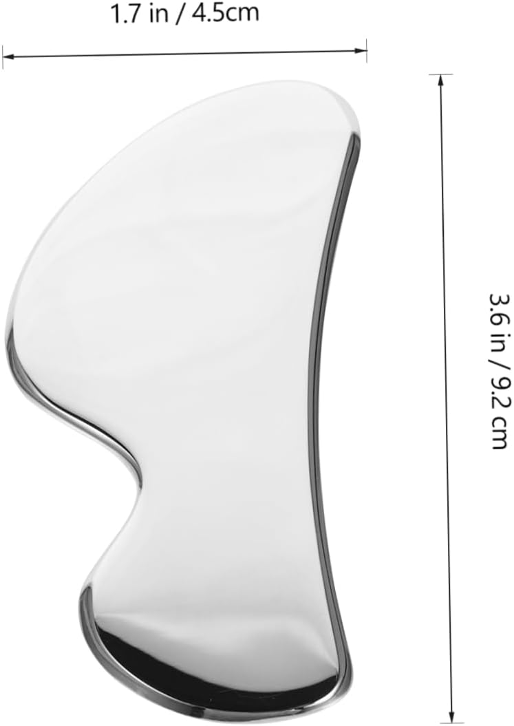 VALICLUD 1pc Stainless Steel Board Facial Massager Relief Scraper for Face Neck and Back Massage Multi
