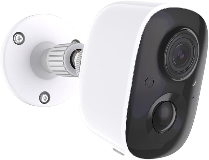 Security Camera Wireless Outdoor, Home Indoor WiFi Camera 1080P Color Night Vision AI Motion Detection 2-Way Talk Battery Powered IP65 Weatherproof Spotlight Siren Alarm Cloud/SD Storage