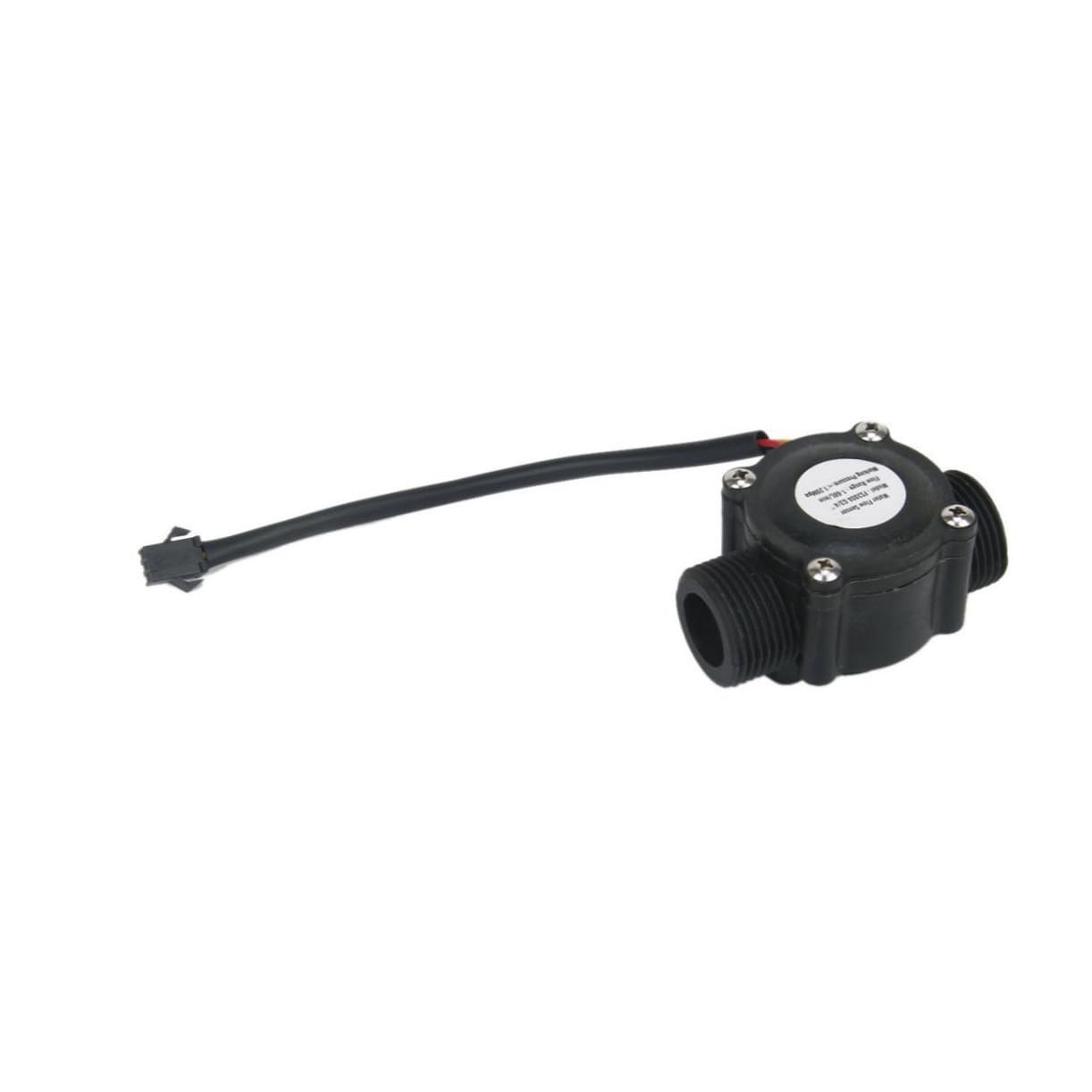 FUNOMOCYA 2pcs Stainless Steel 3/4 Thread Water Sensor 1-60 L/min Compatible for Flow Measurement