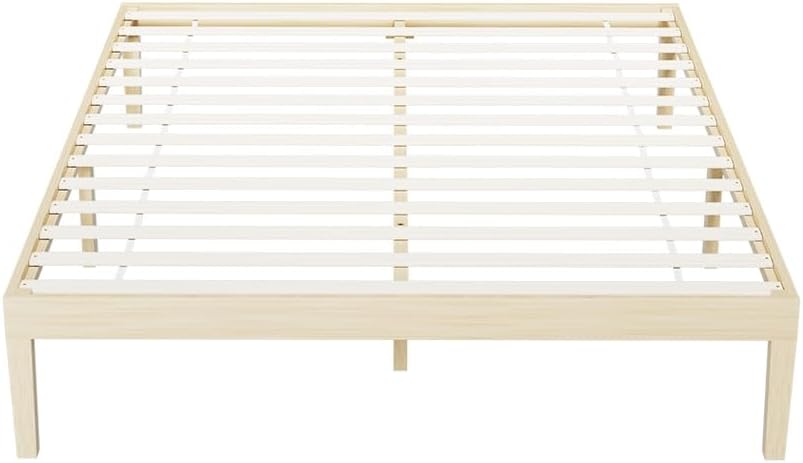 Artiss 2-in-1 2X Single Bed Frame Trundle Platform Wooden Timber Frames Beds Base Bedroom Room Decor Home Furniture for Kids, Toddler and Adult, Modern Design Fits with Standard Mattress White
