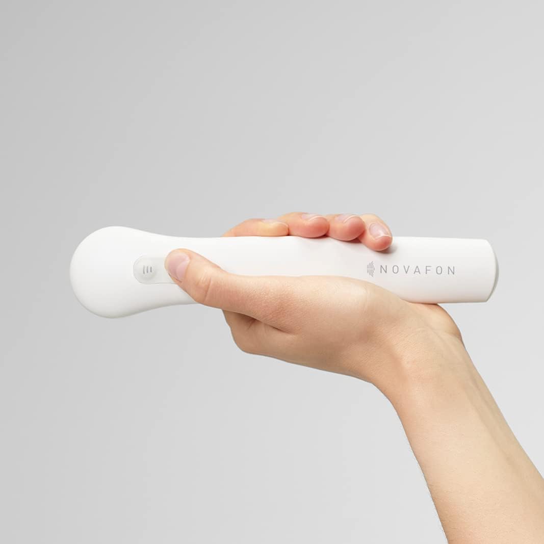 Novafon Acoustic Wave Therapy Device – Rechargeable, White