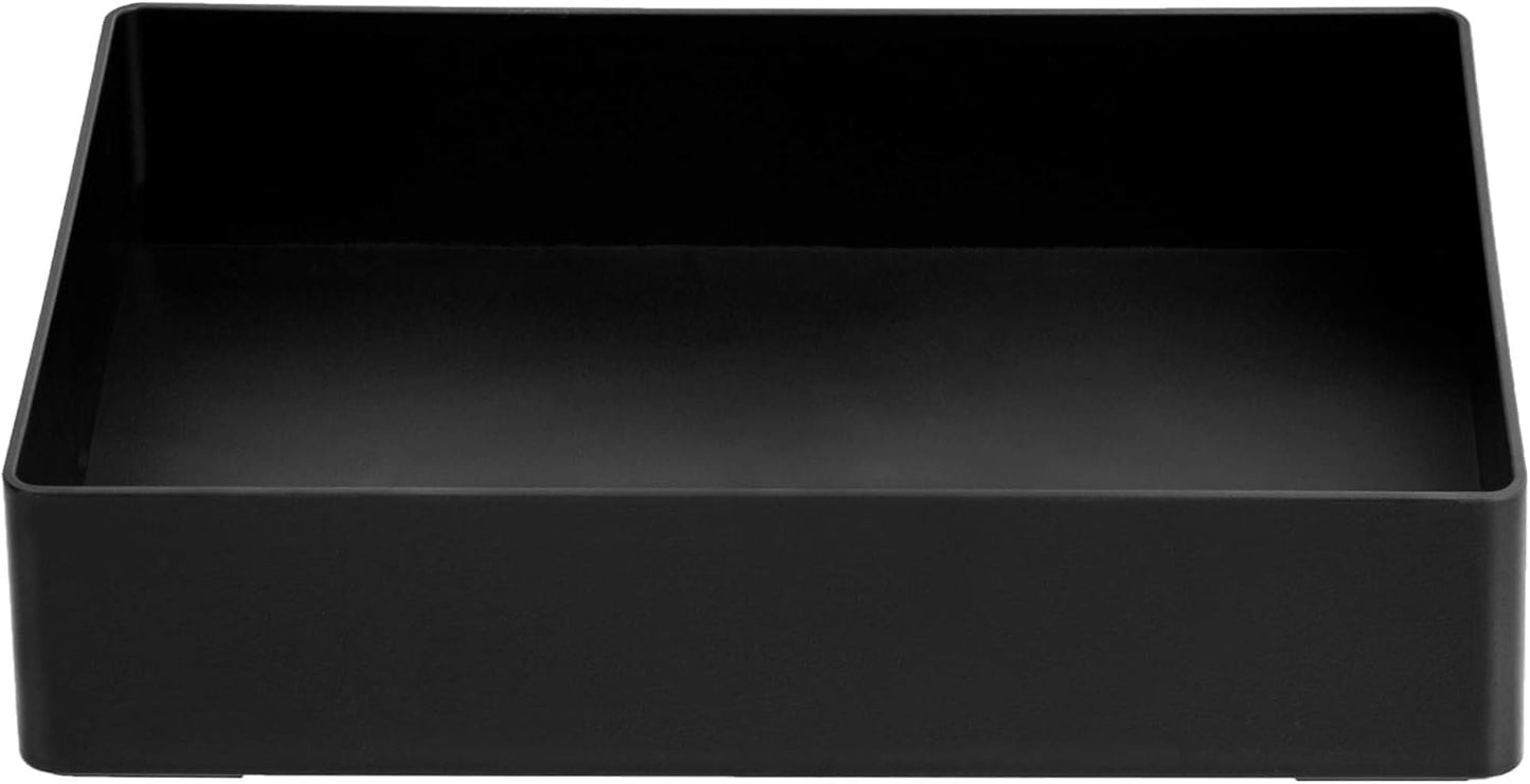 Amazon Basics Plastic Organizer - Accessory Tray, Black
