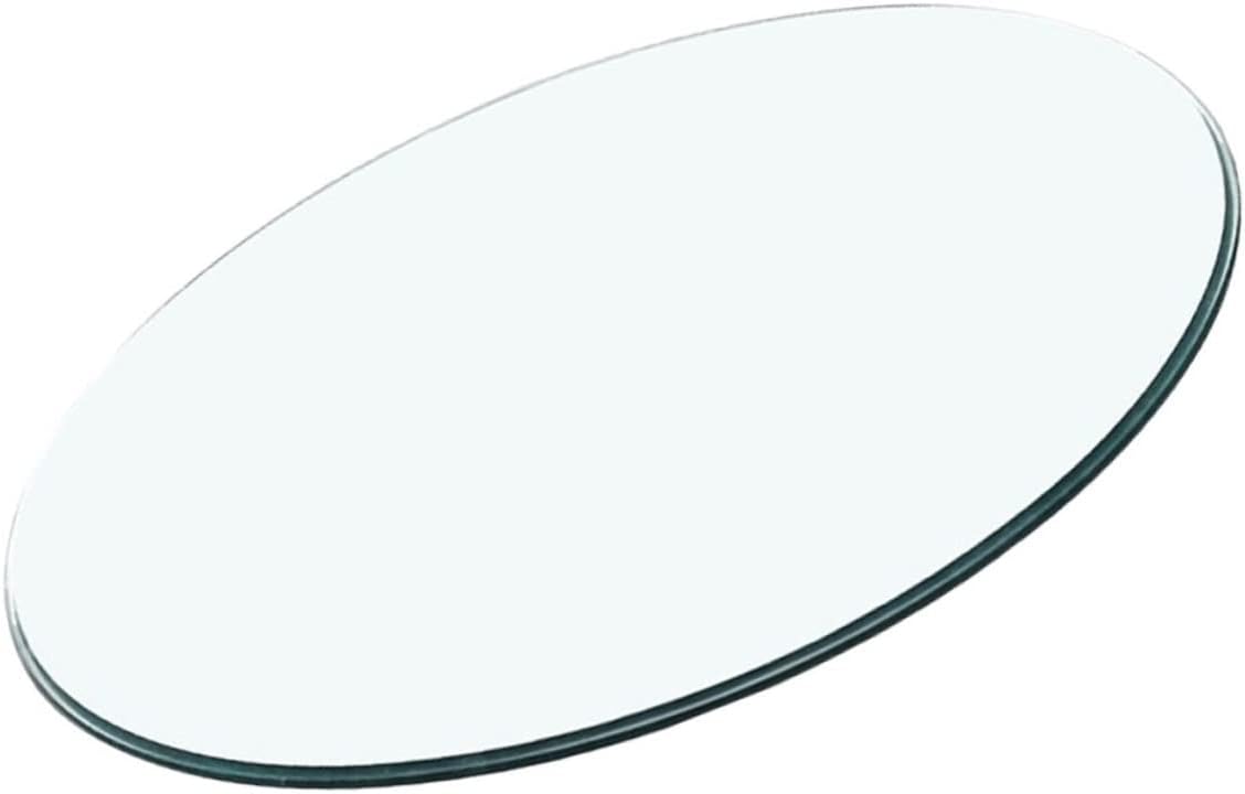 GRIRIW Thickened Tempered Glass Table for Dining/Kitchen Modern Table Shatterproof Easy Clean
