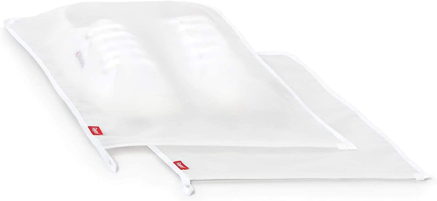 Rayen Bags for Shoes and Accessories | Pack of 2 | Zip Closure | Waterproof | Special Travel | 41 x 28 cm, Translucent, 41 x 28 cm 2 U, Translucent, Rayen | Shoe & Accessory Bags | 2 Pack | Zip