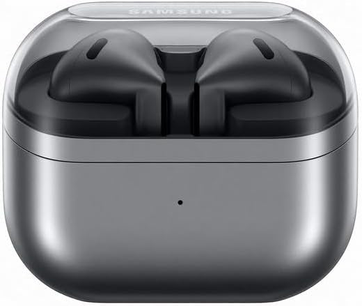 Samsung Galaxy Buds3, Wireless Bluetooth Earbuds with Adaptive Noise Control, Sweat and Water Resistance, AI translator, Adaptive EQ - Silver (CAD Version & Warranty)