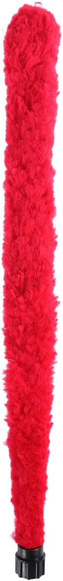 Saxophone Cleaner Brush, Red Plush 20.5 Inch Soft Fiber No Shedding Water Absorbing Pad Saver for Tenor Alto Soprano Sax Essential Cleaning Tool for Musicians Professional Grade