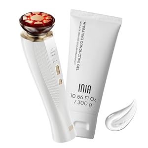 3-in-1 Red Light Therapy for Face and Neck, Skin Tightening Device True Beauty Glow Facial Massager for Skin Care, Effective Wrinkle Reduction Anti-Aging with Lifting, Tightening, Infusing