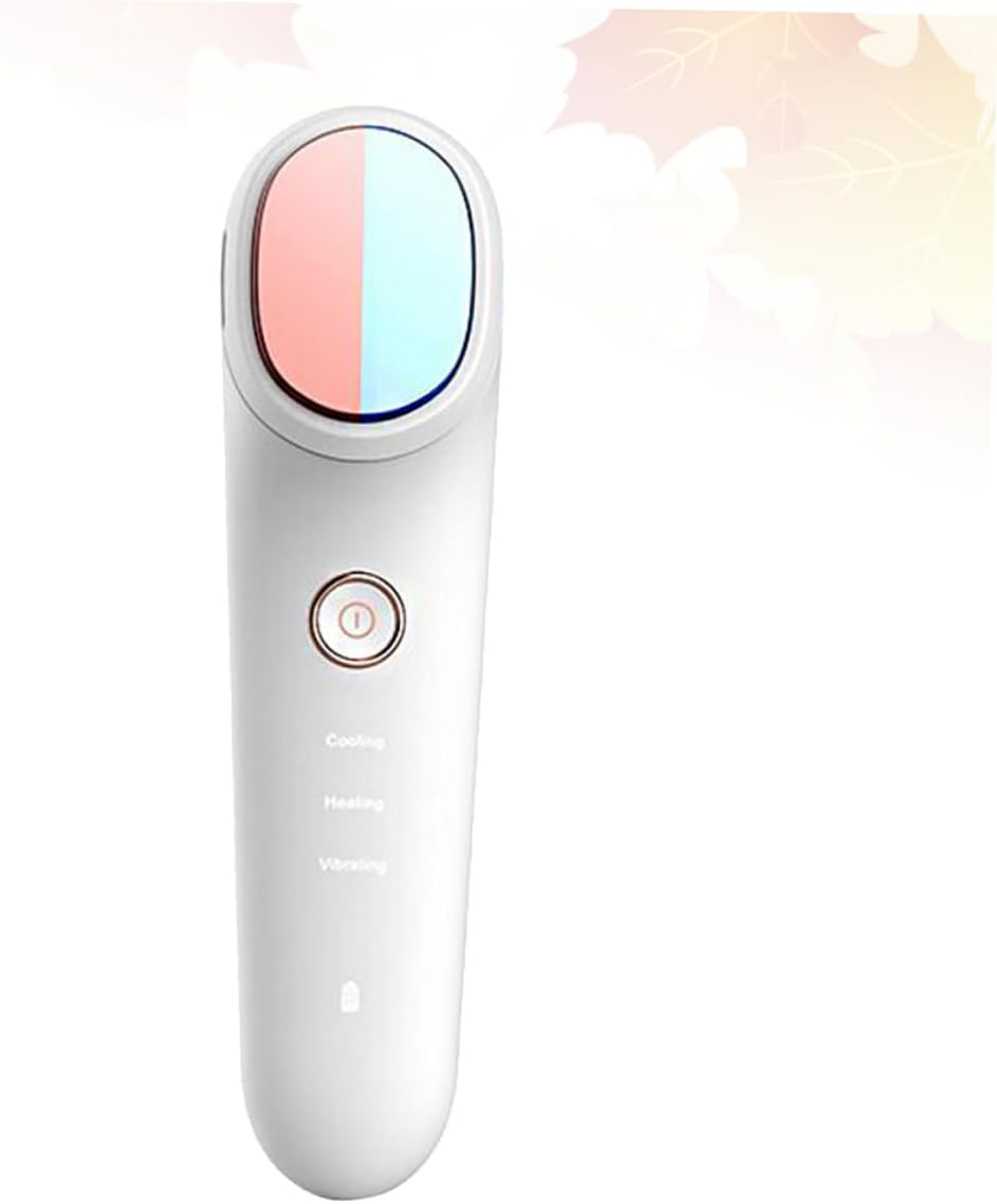 NULYLU Cold Hot Compress Beauty Apparatus USB Rechargeable Face Massage Device for Facial Sculpting Moisture Absorption and Skin Care for Home