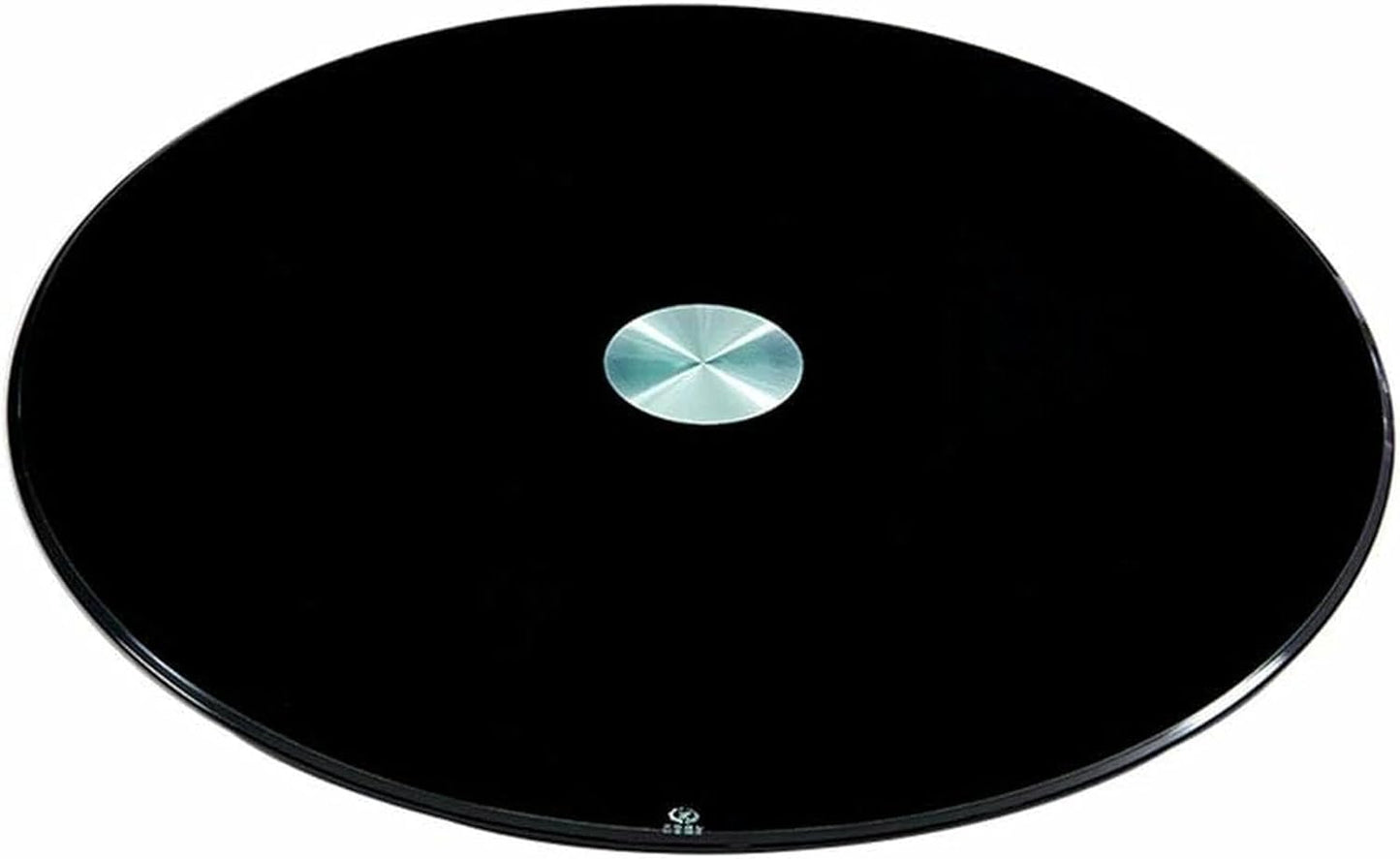 BTOIASYHF Black Dining Table Turntable Tempered Glass 10 mm Thickened Round Glass Turntable for Home Round Table Top 80~100 cm
