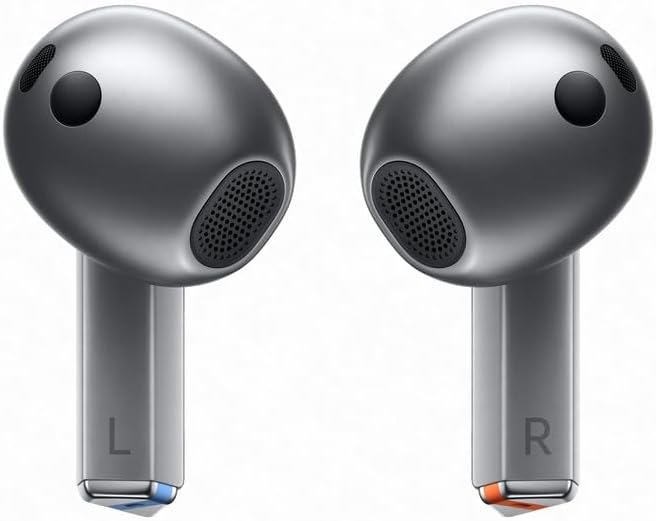 Samsung Galaxy Buds3, Wireless Bluetooth Earbuds with Adaptive Noise Control, Sweat and Water Resistance, AI translator, Adaptive EQ - Silver (CAD Version & Warranty)
