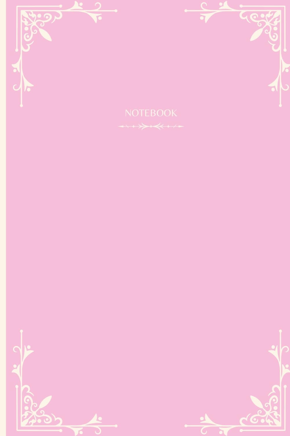 Notebook: Elegant Bubblegum Pink Notebook: Journal 120 Pages, College Ruled Lined Interior, For Office, For School, For Work, For Personal
