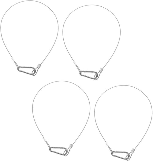 Ciieeo Adjustable Security Cable Buckle 4pcs Heavy Duty Cable Lock Luggage Lock Stage Lights Plant Lights 2.0mm 3.