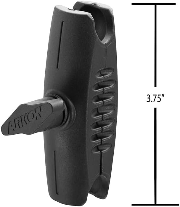 ARKON Mounts Robust Series 3.75" Composite Mount Shaft 25mm (1") Ball Compatible for Customizing Mounts & Pedestals Solid Reinforced Composite Construction Secure Tightening Knob