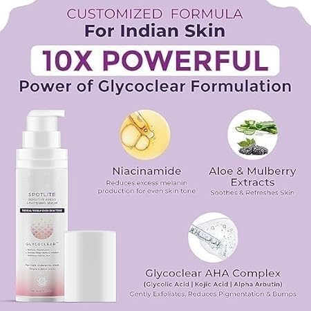 Zenty Spotlite Sensitive Body Serum For Dark Underarms, Inner Thighs & Sensitive Areas | Enriched with Kojic Acid, 4% Niacinnamide Anti Aging and Skin 50gm