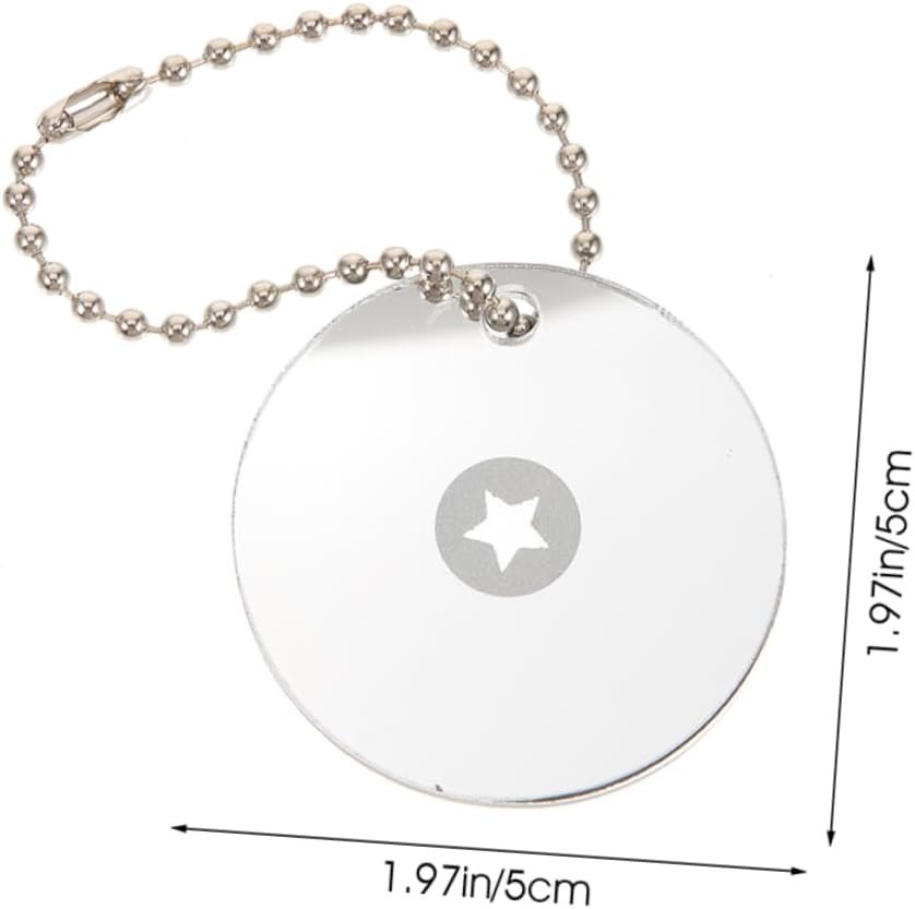 UKCOCO 2pcs Outdoor Survival Mirror Reflective Mirror for Camping Emergency Signaling Accurate Direction