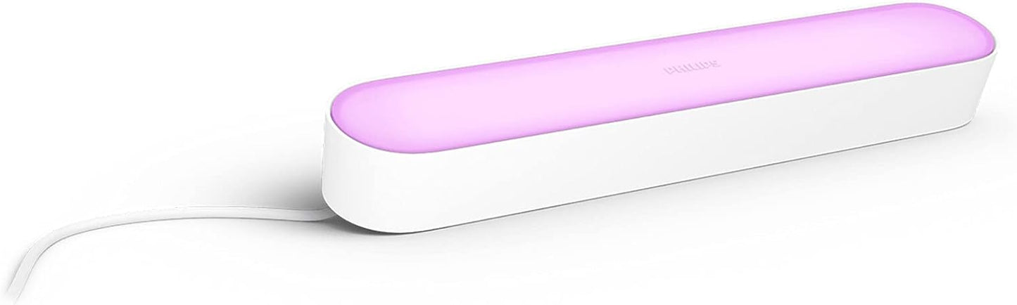Philips Hue White and Color Ambiance Smart LED Play Table Lamp Extension (Power Supply Not Included), 1 Piece, Black