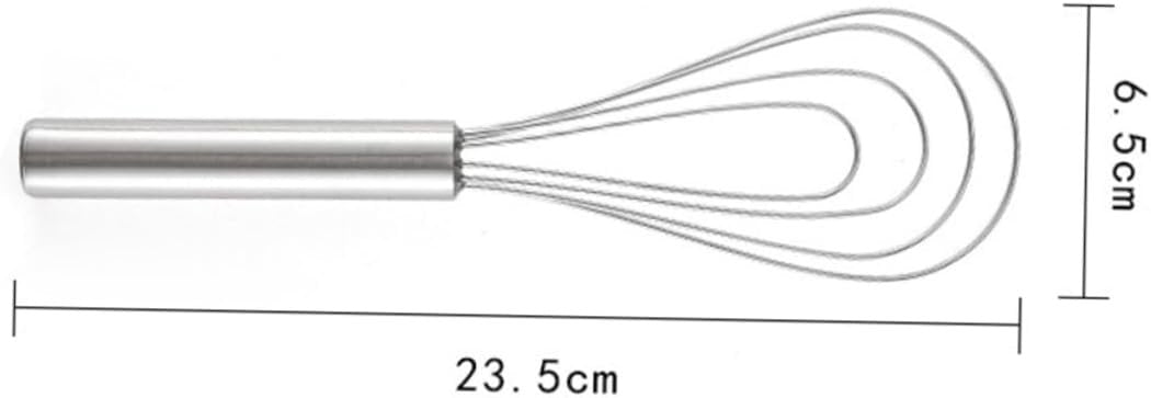 Zerodeko Frullino per Le Uova Utensili da Cucina Frusta Frusta a Mano Frullino per Le Uova in Acciaio Inossidabile per Gadget da Cucina