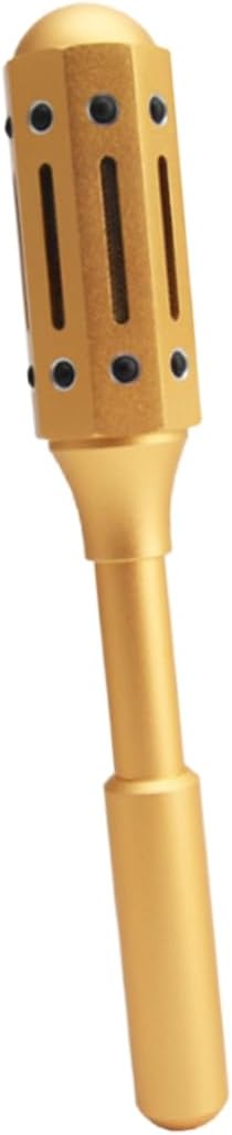 Ipetboom 1Pc Moxibustion Massage Roller Aluminum Moxa Stick with Rotation for Full Massage Convenient Durable