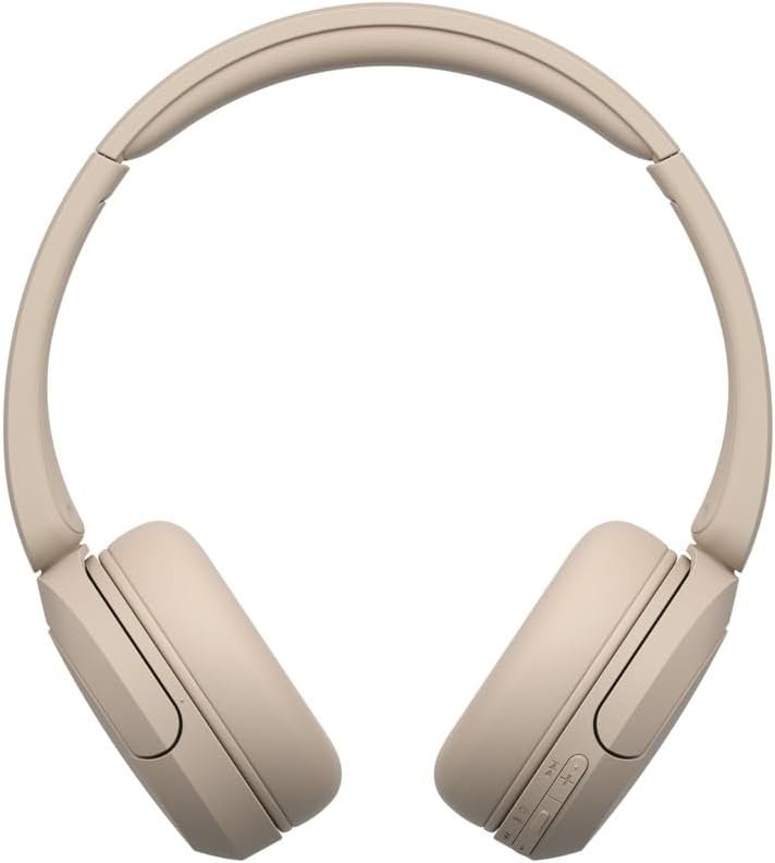 Sony WH-CH520 Wireless Headphones Bluetooth On-Ear Headset with Microphone, Cappuccino