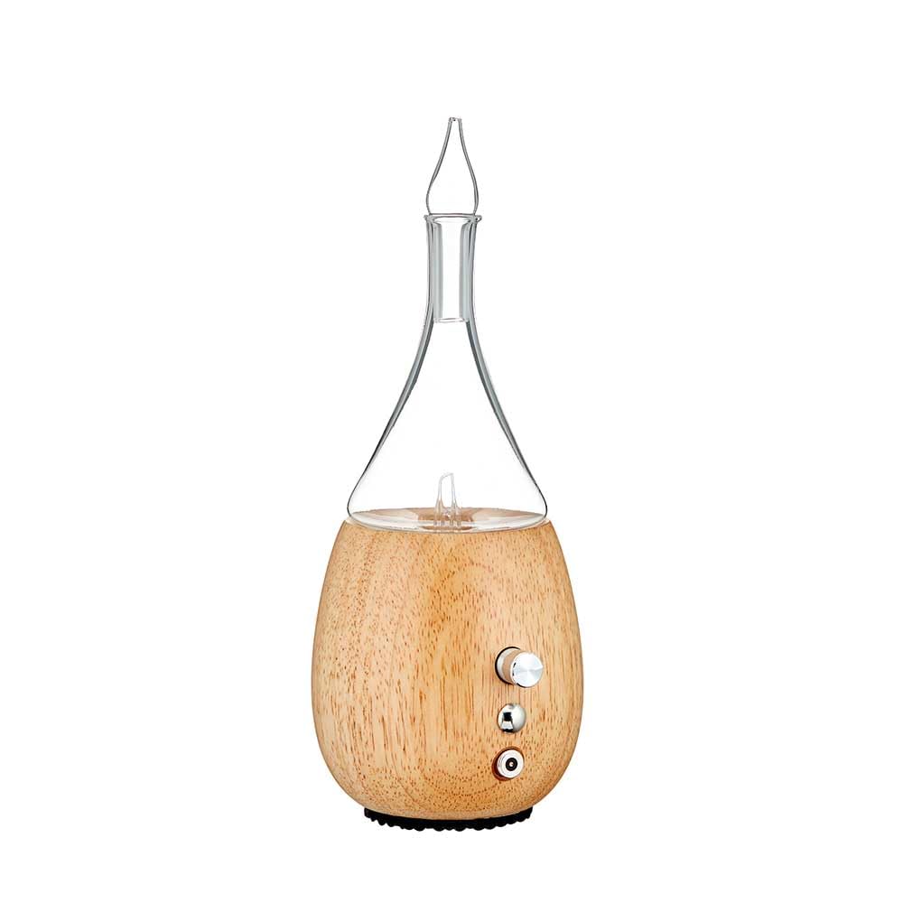 Raindrop 3.0 Nebulizing Essential Oil Diffuser for Aromatherapy by Organic Aromas with Touch Sensor and Magconnect-Style Electrical Cord and Adapter. (Light)