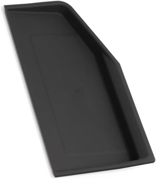 1PCS Black Center Console Wireless Charging Protective Mat,Accessories Silicone Protection Pad Center Console Liner Interior,Non-Slip Silicone Protection Pad