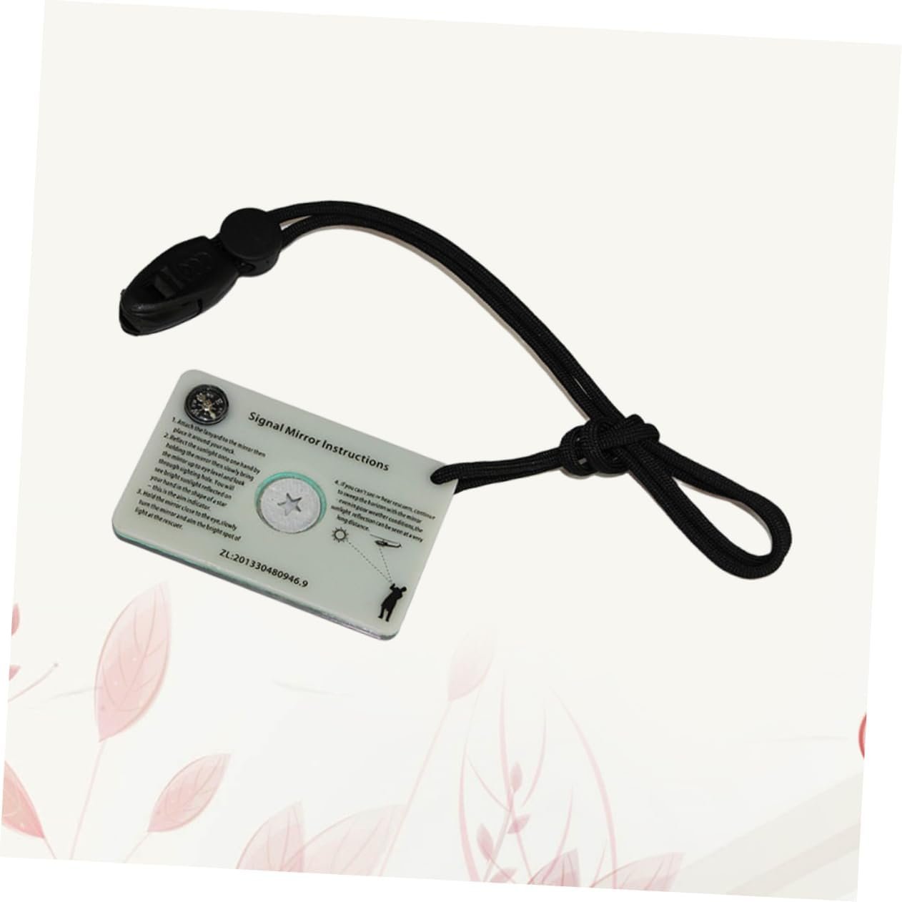 KOMBIUDA Signal Mirror Field Accessory Reflector Mirror Small Mirror Multi-Function Mirror Survival Mirror