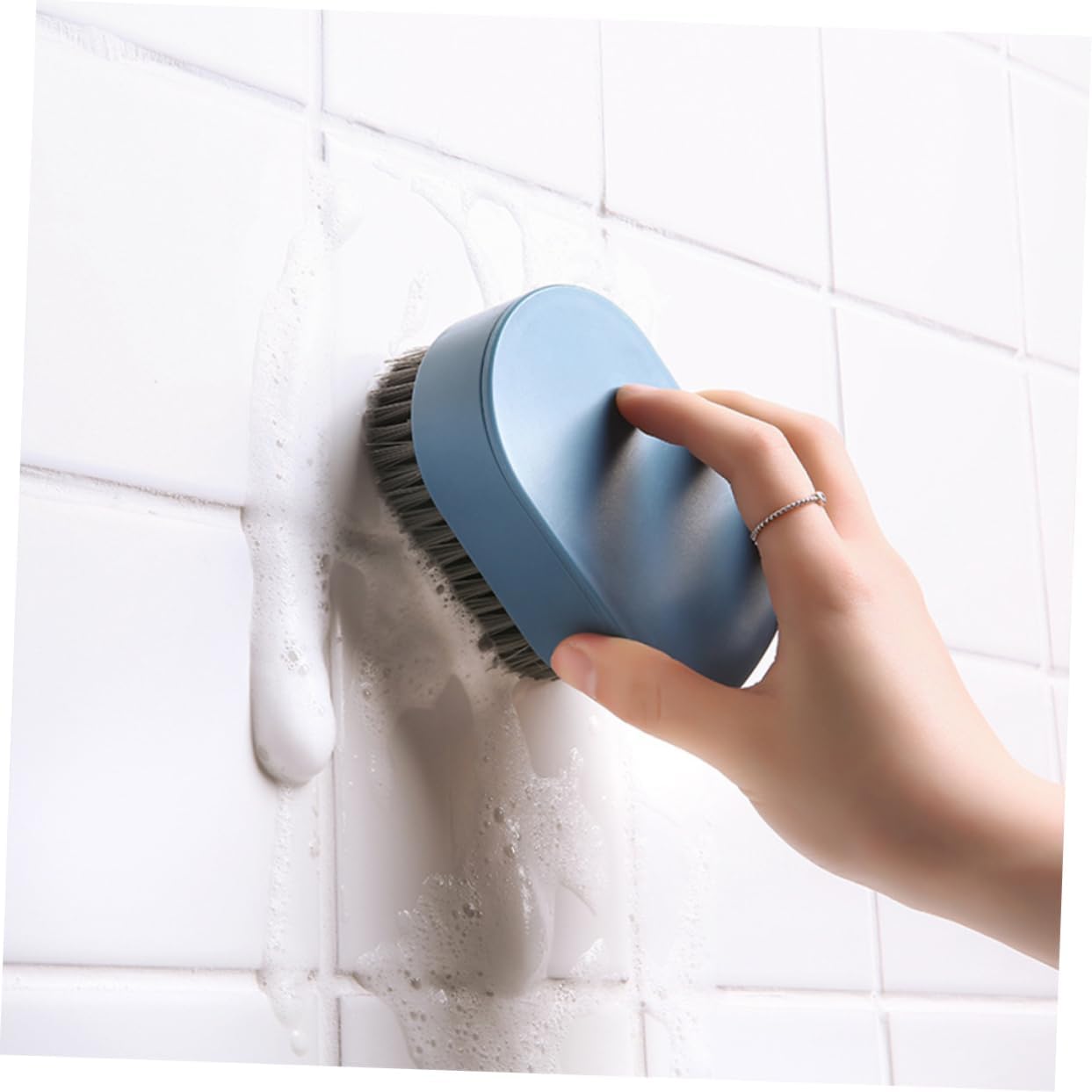 HOMOCONO 3pcs Laundry Brush Soft Bristles Cleaning Brush for Clothes Shoes Durable Cleaner Tool Home Cleaning Essential Random Color