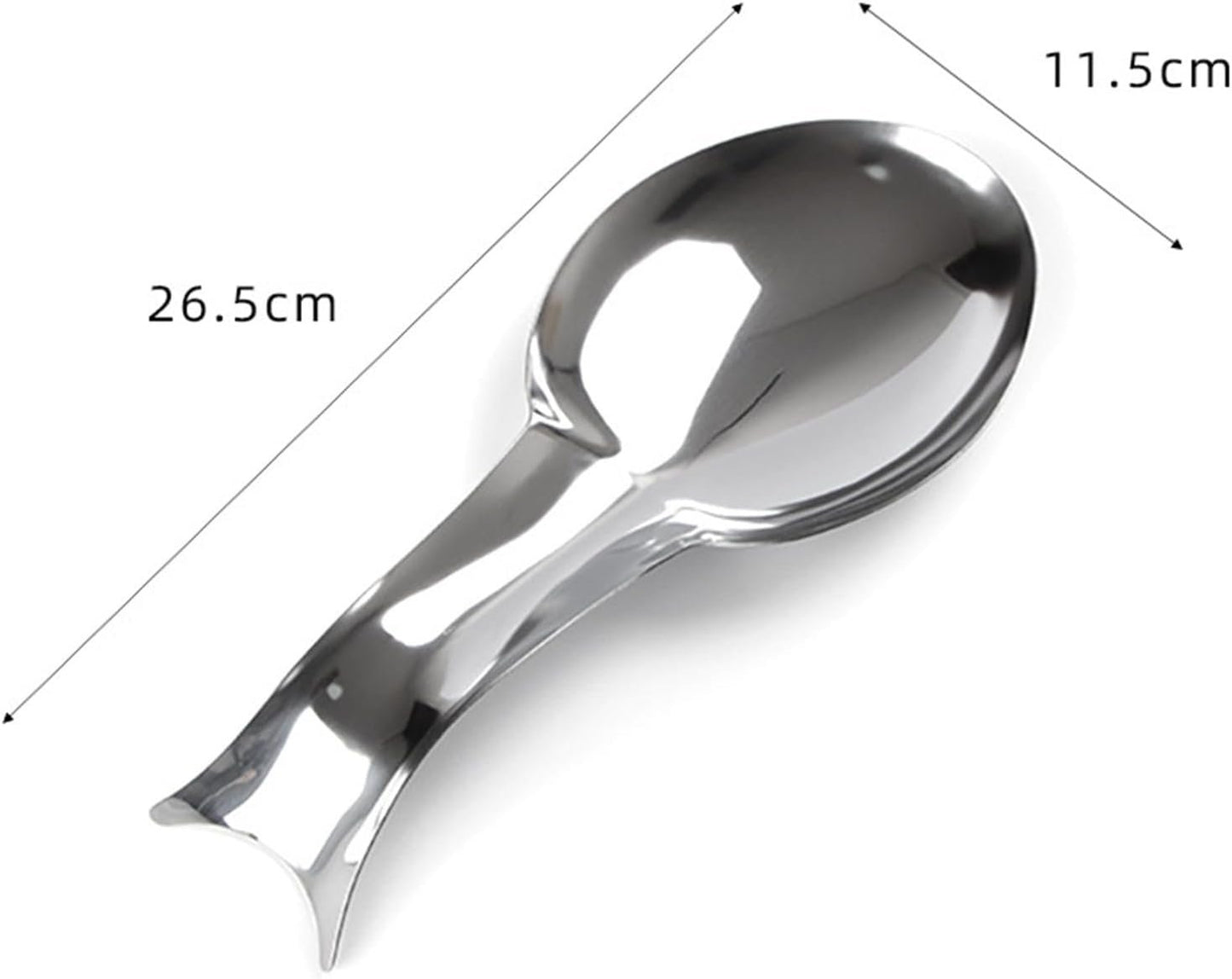 rockible 2x Gadget Da Cucina Poggiamestolo in Acciaio Inossidabile, Poggiamestolo per Utensili Da Cucina per Cucchiai Da Bancone