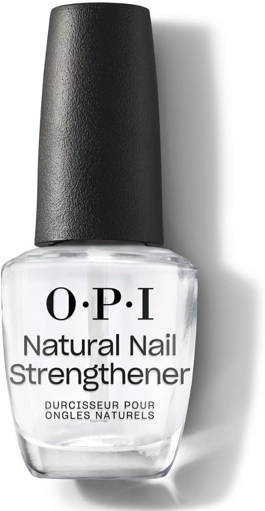 OPI Nail Lacquer, Natural Nail Strengthener, Repairs and Strengthens Damaged Nails, Transparent, 15 ml