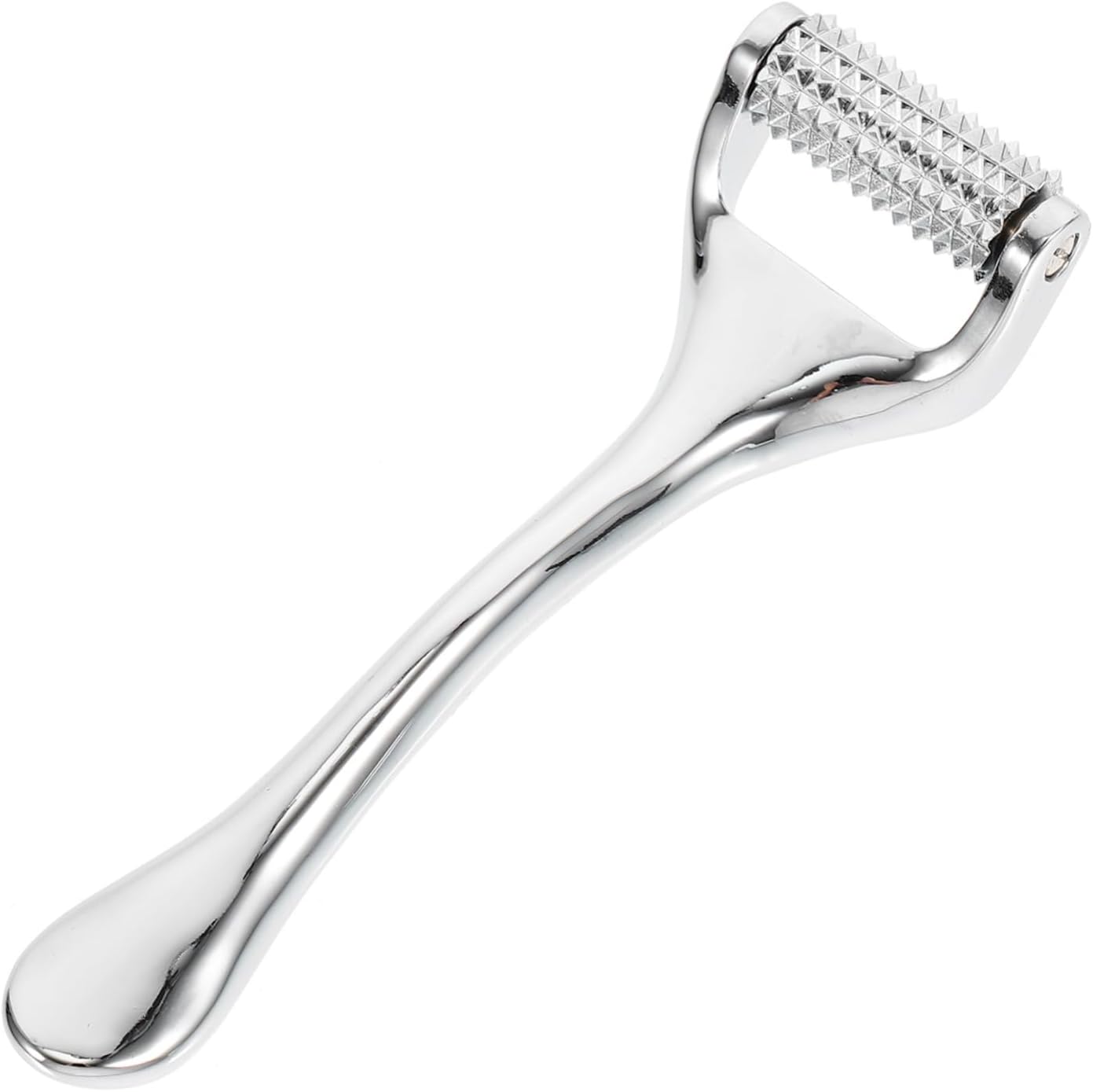 MOTHNUR 1Pc Skin Care Pin Walker Beauty Device Wrinkle Removal Zinc Alloy Cleanser Facial Skin Care Massager Silver