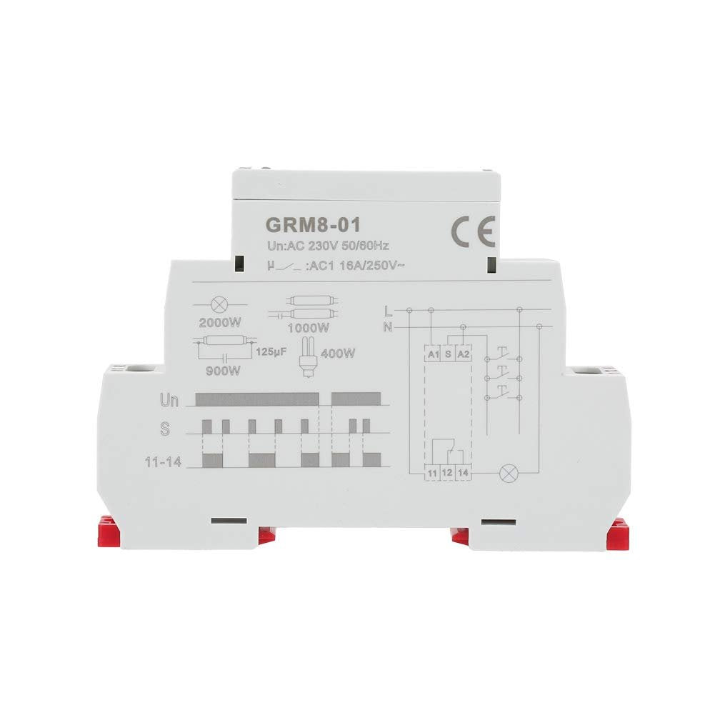 GRM8-01 Electronic Impulse Relay Latching Memory AC for Home Automation