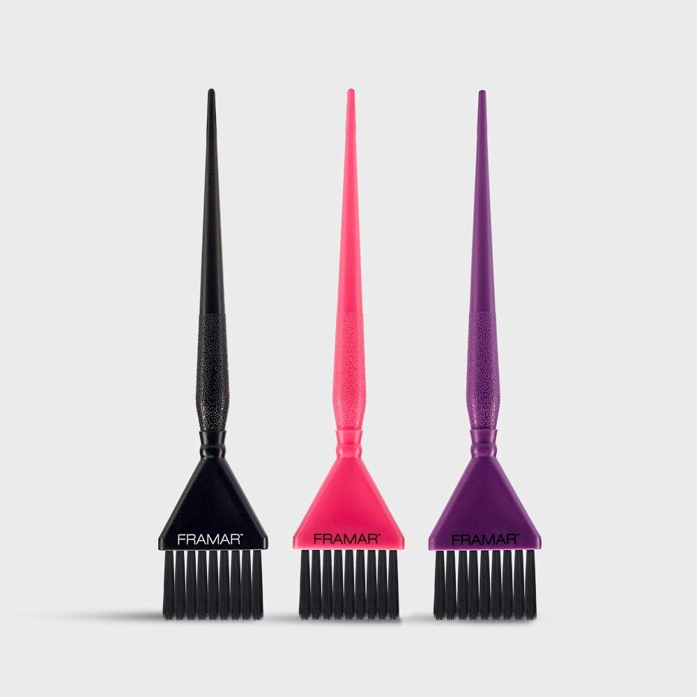 Framar Triple Threat Hair Colour Brush Set
