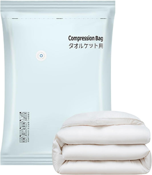 Vacuum Storage Bags - Dust Cover Compression Pouch,Moisture Proof Space-Saving Bags for Luggage Packing Moving House Clthing Storage Closet Organization