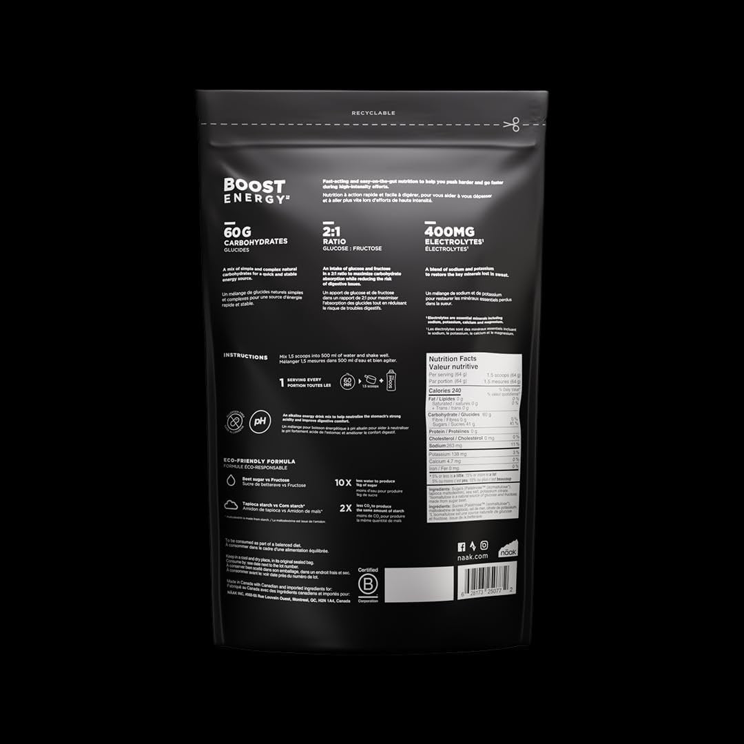 Näak Boost Energy™ Drink Mix | Neutral 60 | Bag 960g
