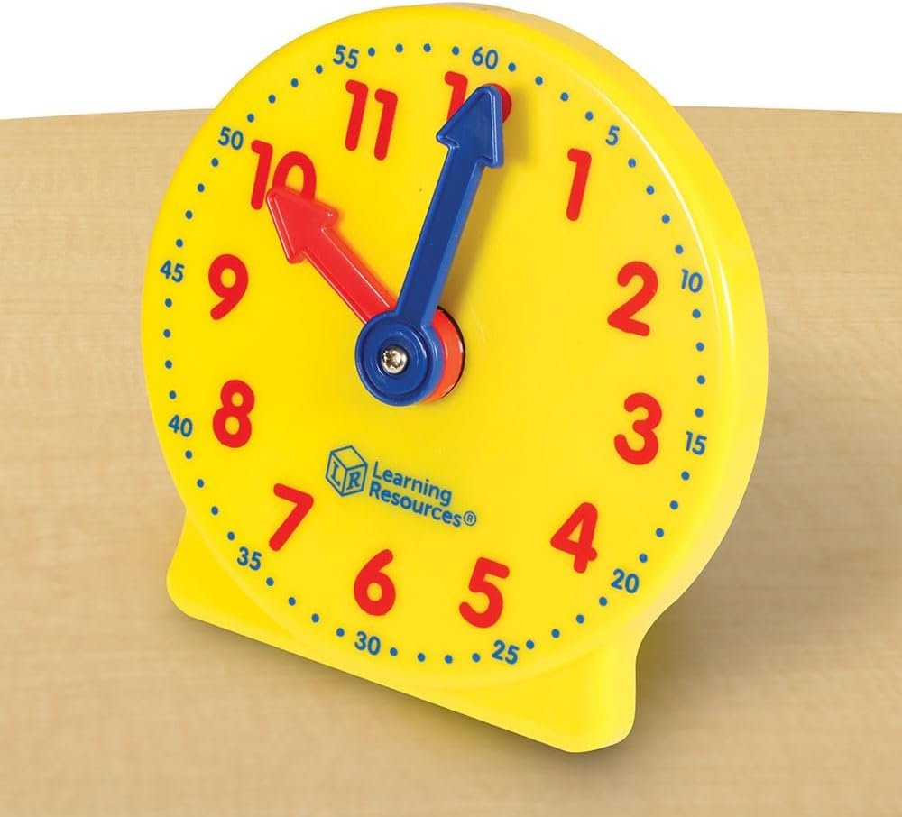 Learning Resources Smart Pack 4IN Clock, Multicolor