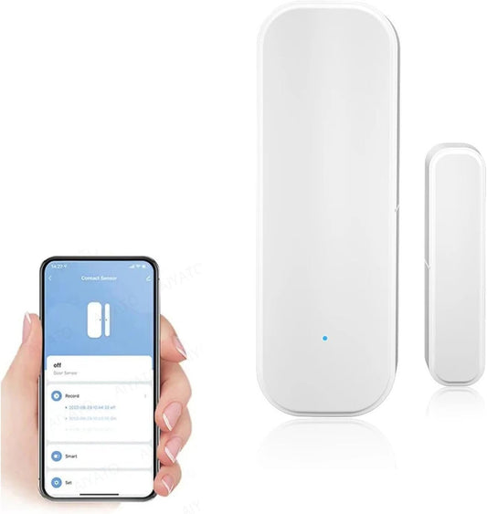 GDSanlian Zigbee Smart Contact Sensor, Smart Home Security System, Home Automation,Safety Protection,Window/Door Safeguard,Instant App Notification, Easy Installation, Real-Time Monistor, Hub Required