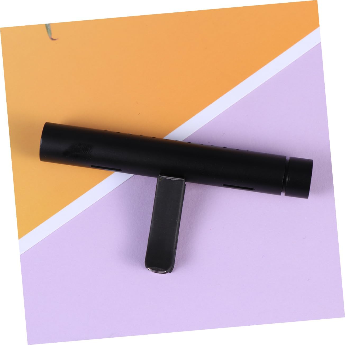 CHILDWEET Car Air Freshener Stick Elegant Black Aromatherapy Diffuser for Vent Aroma Control with Replacement Stick Durable Car Fragrance Essential Oil
