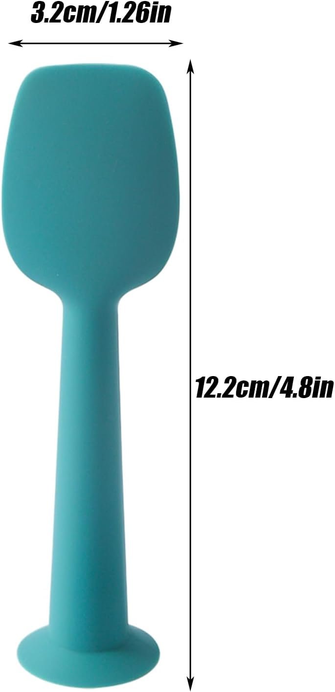 Diaper Paste Spatula | Suction Cup Diaper Rash Cream Spatula | Soft Paste Applicator Wipe Balm Tool For Bath Nursery Cheeks And Butt Care
