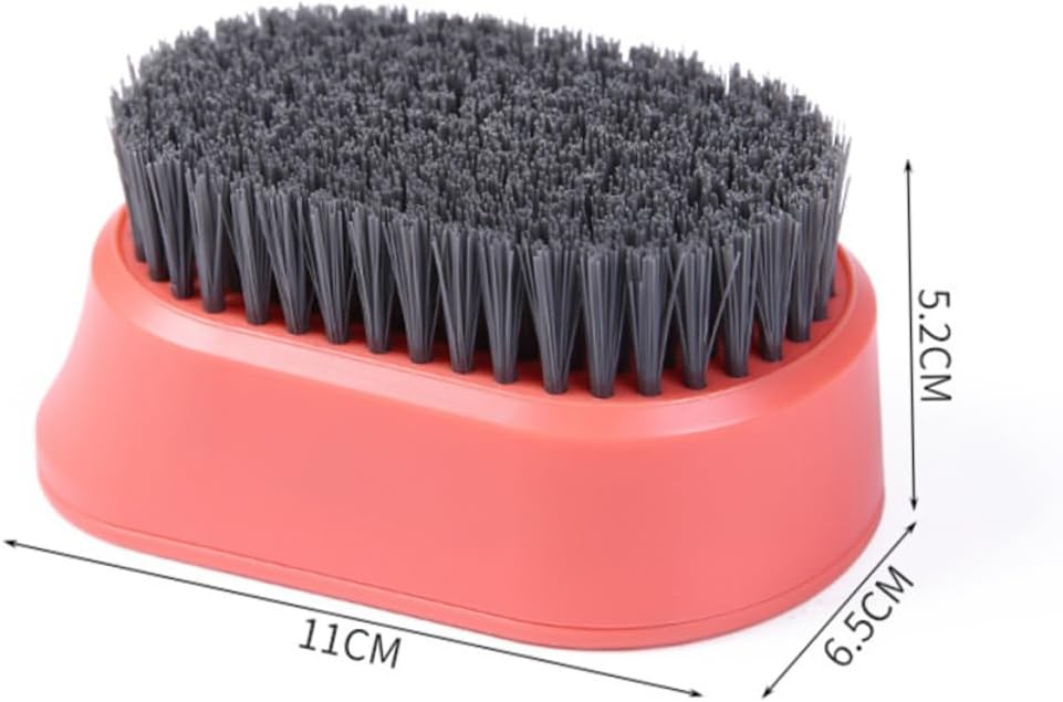 HOMOCONO 3pcs Laundry Brush Soft Bristles Cleaning Brush for Clothes Shoes Durable Cleaner Tool Home Cleaning Essential Random Color
