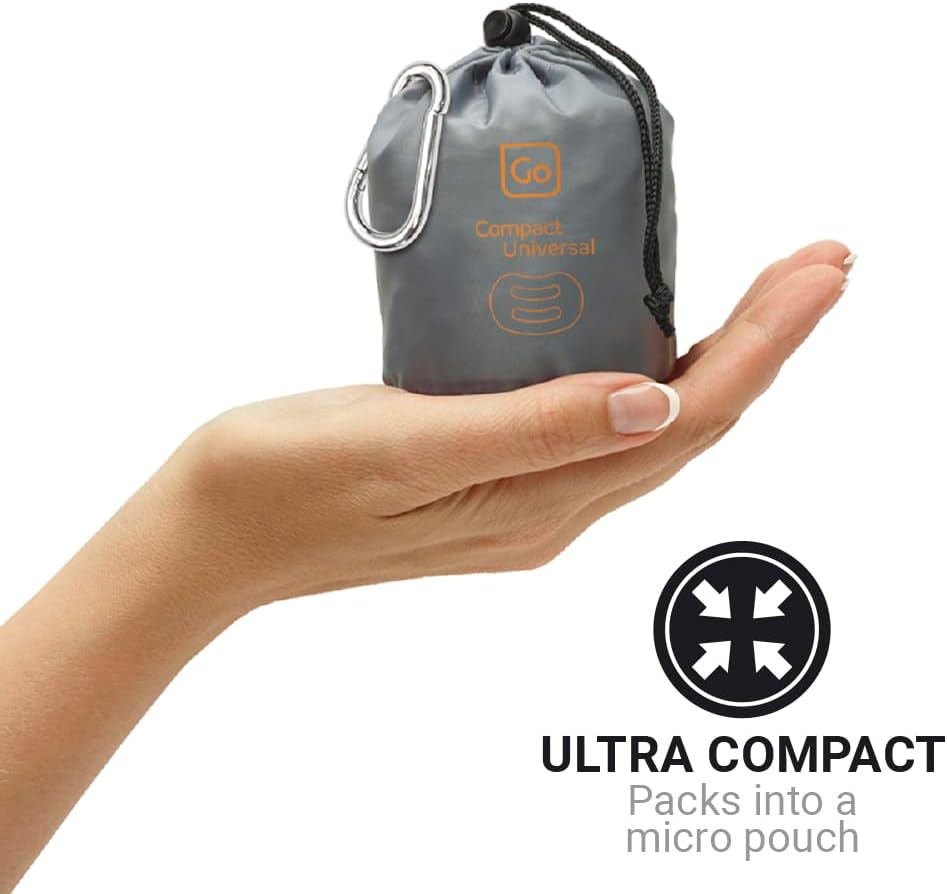 Go Travel Compact Universal Inflatable Pillow, Black